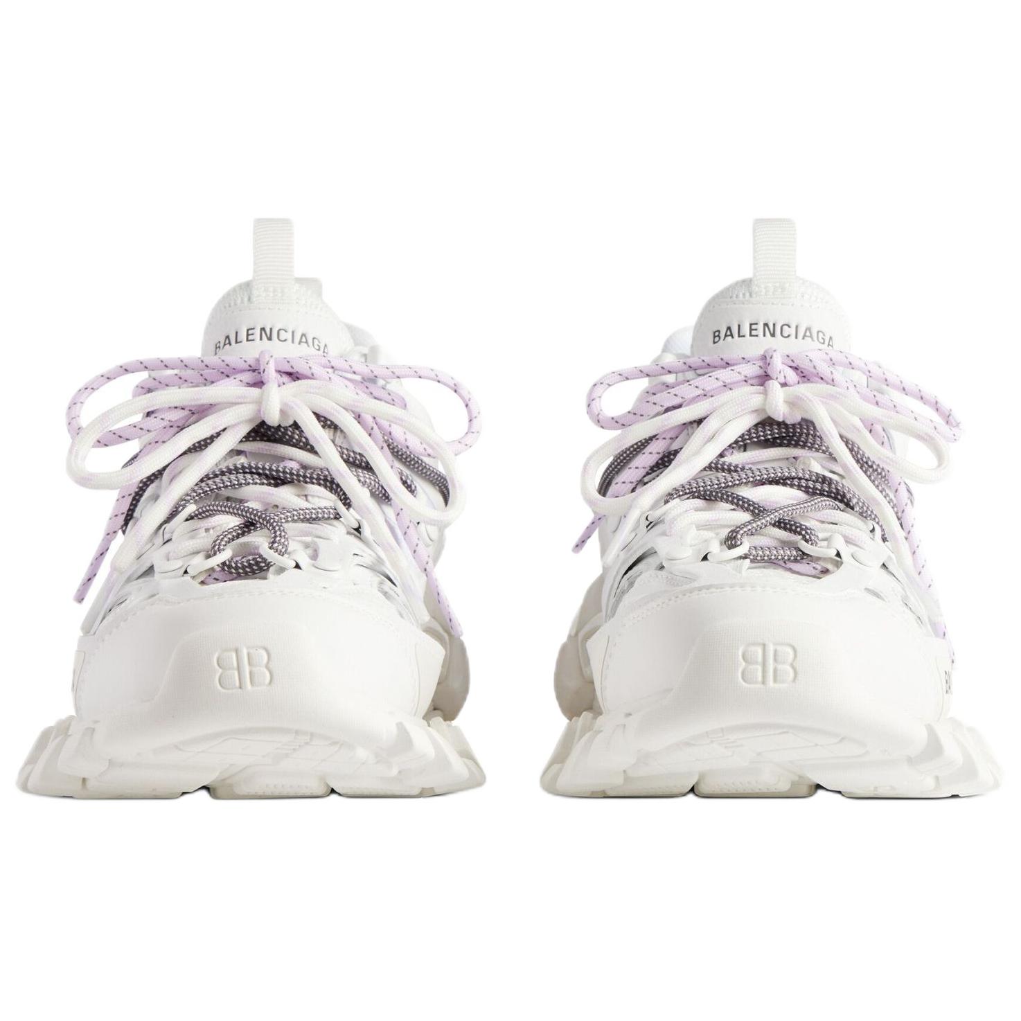 Женские кроссовки Balenciaga Track Trail Laces (белые) — фото 4