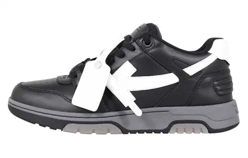 OFF WHITE Out Of Office Ooo Low Tops Black Gray White FW21
