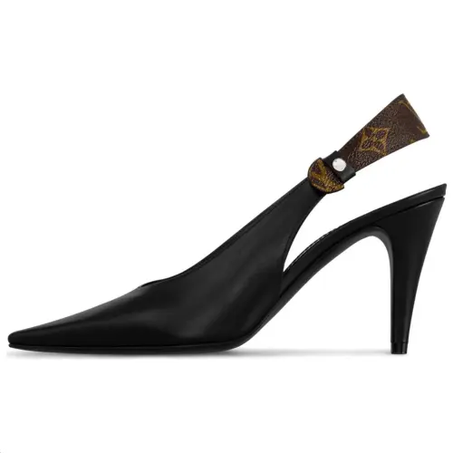 LOUIS VUITTON Legacy Cone Heel High Heels Women's Black