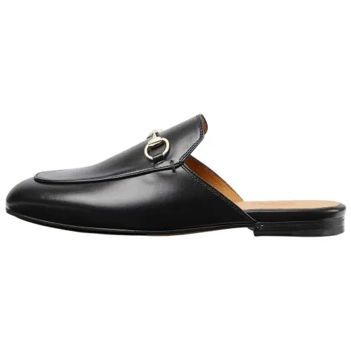 GUCCI Closed Toe Slippers 2.2cm Women's Black
