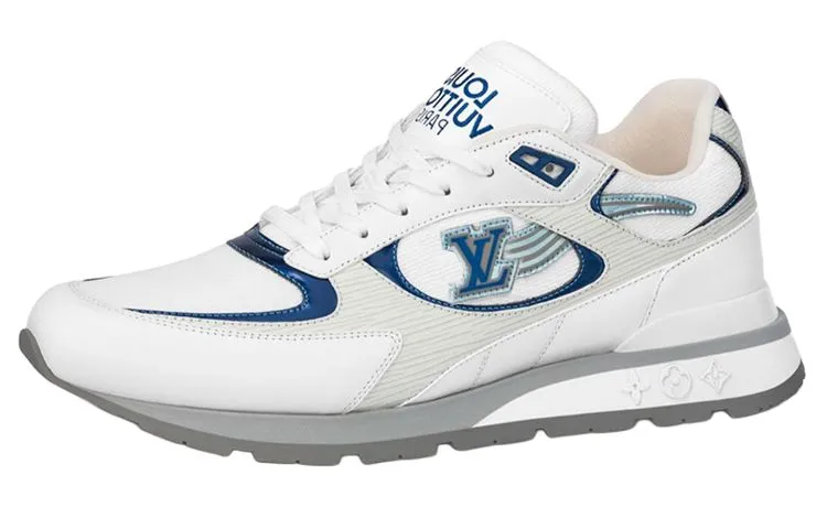 LOUIS VUITTON Run Away Low top Casual Shoes Men's White Blue
