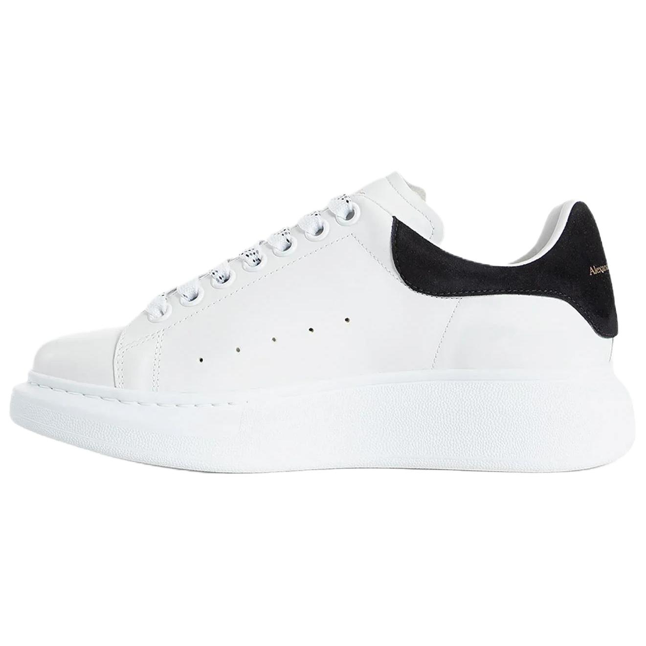 Женские кеды Alexander McQueen Oversized (бело-черные)