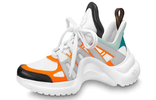 LOUIS VUITTON Lv Archlight Sports Shoes Orange/White Women's