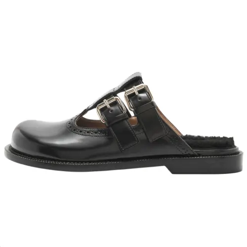 LOEWE Campo Closed Toe Slippers Women's Black