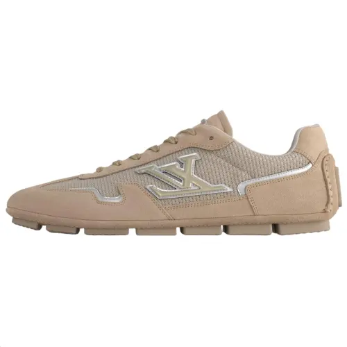 LOUIS VUITTON Rally Low top Casual Shoes Men's Light Umber