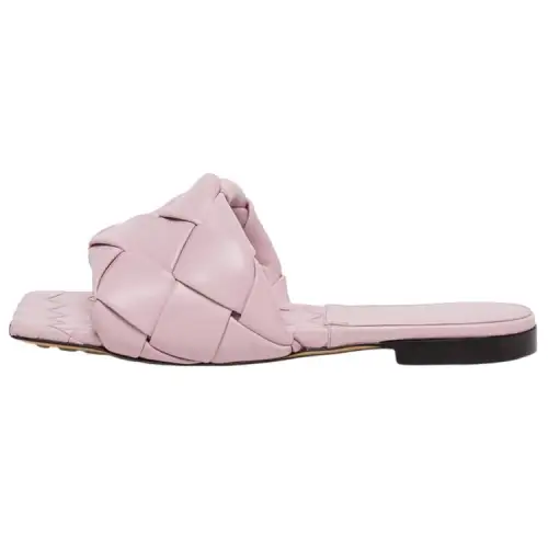Bottega Veneta Lido Slide Slippers Women's Pink