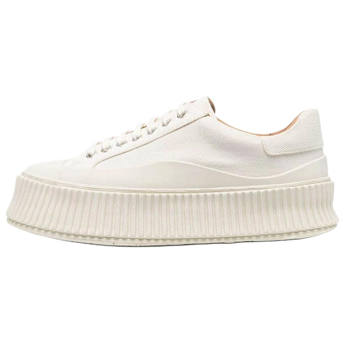 JIL SANDER Canvas Low-top Sneakers
