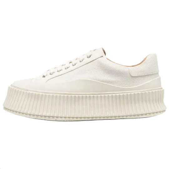 JIL SANDER Canvas Low-top Sneakers
