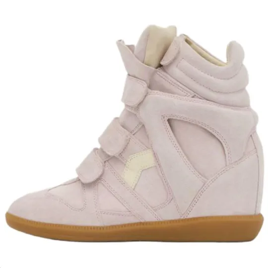 ISABEL MARANT Bekett Wedge Heel High Heels 5CM Women's Pink