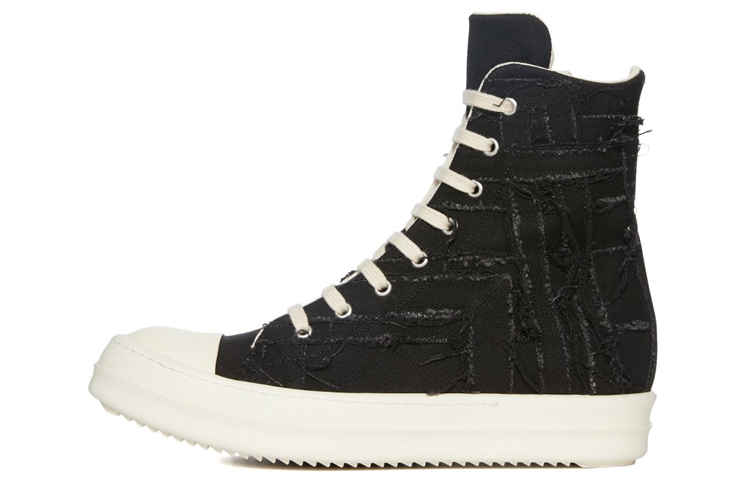 Мужские кеды Rick Owens DRKSHDW (черные)