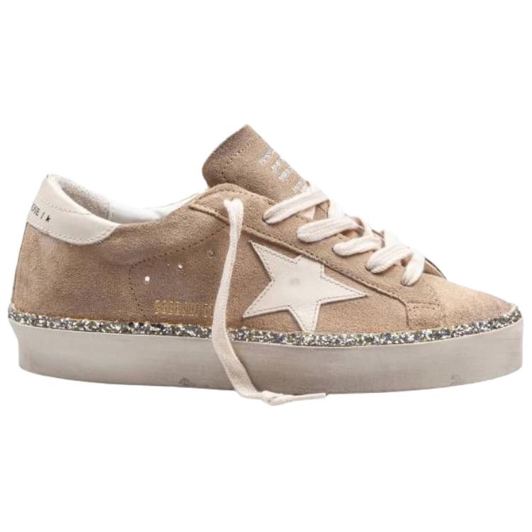 Женские кеды Golden Goose Hi Star (коричневые) — фото 2