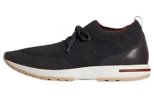 Loro Piana Low top Casual Shoes Men's Black