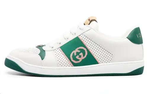 Gucci Screener 'Interlocking G - White Green'