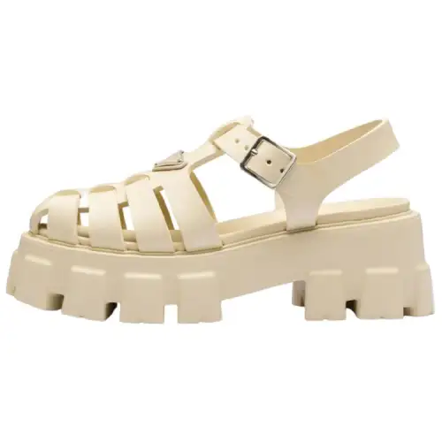 PRADA Monolith 55mm Triangle-logo Sandals