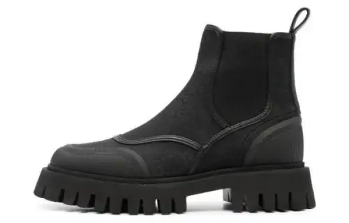 GUCCI GG Canvas Ankle Boots