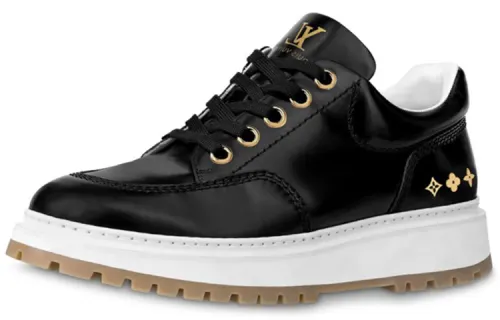 LOUIS VUITTON Abbesses Low top Skateboard Shoes Men's Black