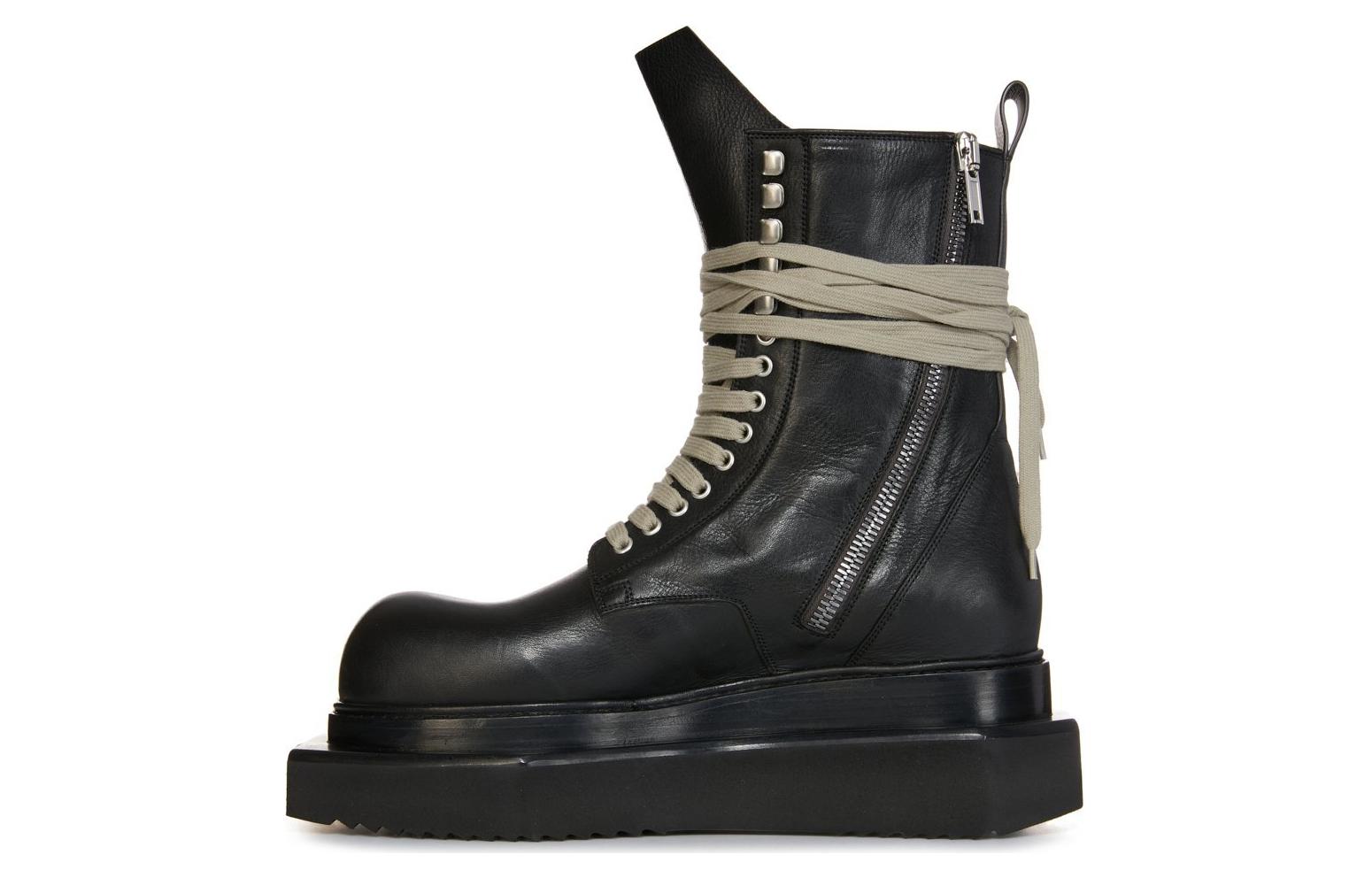 RICK OWENS Turbo Cyclops 70mm Lace-up Boots