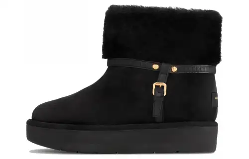 LOUIS VUITTON Aspen Short Snow Boots Women's Black