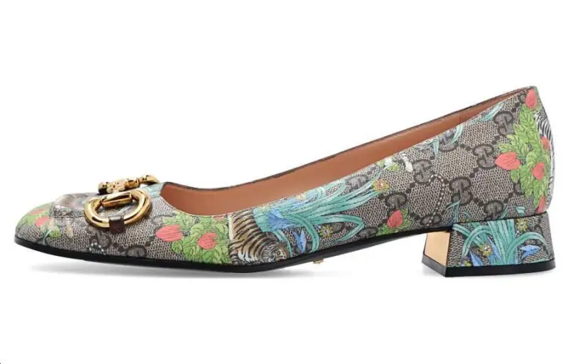 GUCCI GG Supreme Tiger Year Collection Casual Shoes Women's Ebony