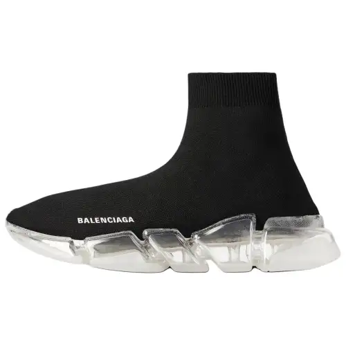 Balenciaga Speed 2.0 High top Casual Shoes Men's Black