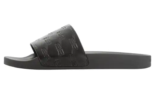 Balenciaga Logo Embossed Slides
