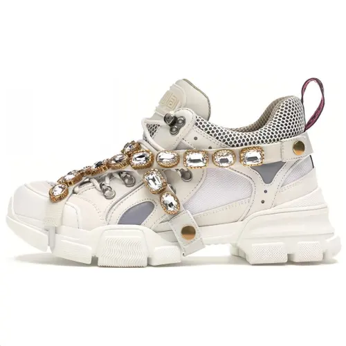 Gucci Wmns Flashtrek Strap 'Cubic Crystals'