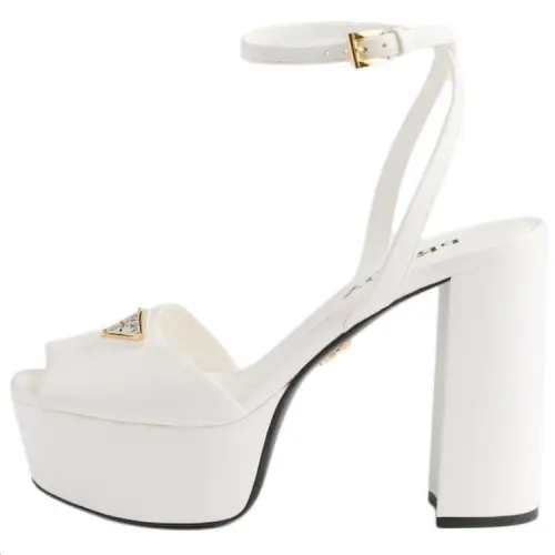 PRADA One Strap Sandals 11.5cm Women's White
