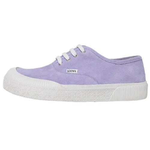 LOEWE Terra Vulca Suede Low top Skateboard Shoes Men's Lilac