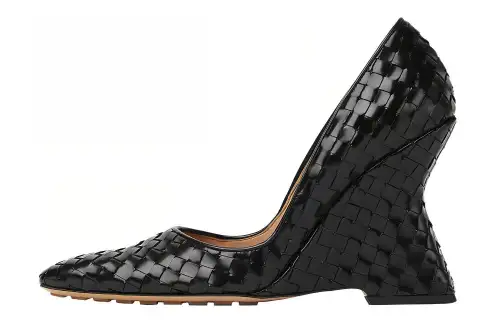 Bottega Veneta Intrecciato Slip-On Pumps