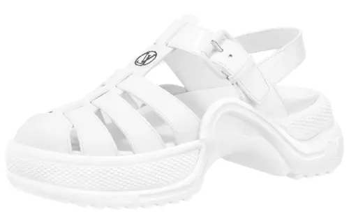 LOUIS VUITTON Archlight Roman Sandals Women's White