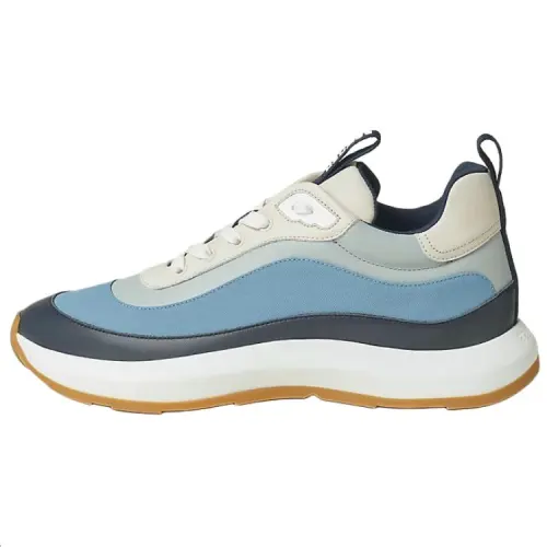 HERMES Kuma Calfskin Low top Casual Shoes 4.3cm Men's Marine Blue