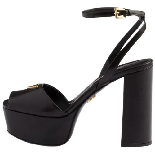 PRADA One Strap Sandals 11.5cm Women's Black