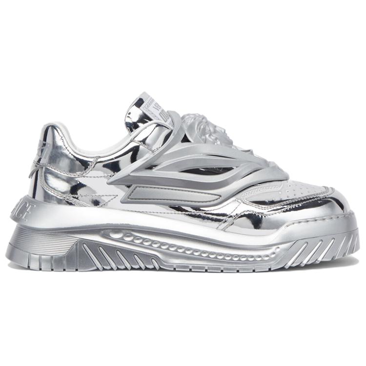 VERSACE Odissea Caged Rubber Medusa Sneaker 'Silver'