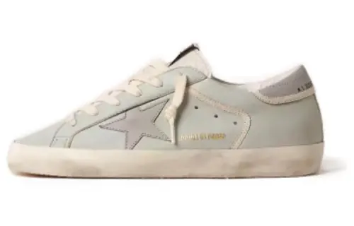 Golden Goose Super Star Low top Skateboard Shoes Women's Light Green