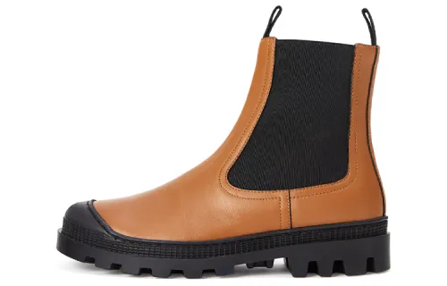 LOEWE Comfortable And Trendy Chelsea Boots Women's Brown