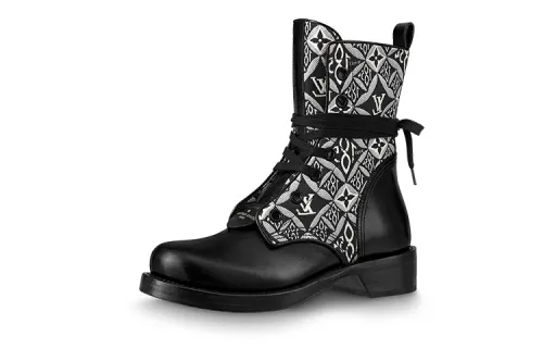 LOUIS VUITTON Metropolis Boots 'Black White Monogram' Women's