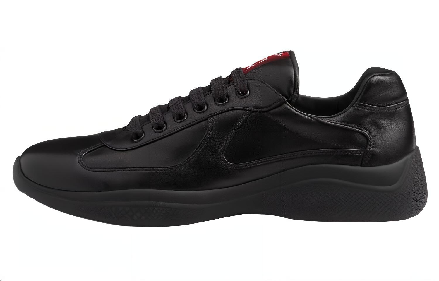 Мужские кроссовки Prada America's Cup (черные)