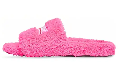Balenciaga Furry Slide Pink Women's