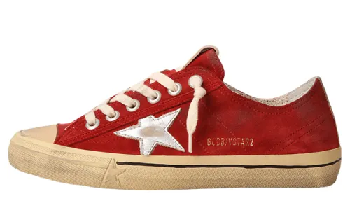 Golden Goose V-Star 2 Distressed Sneakers