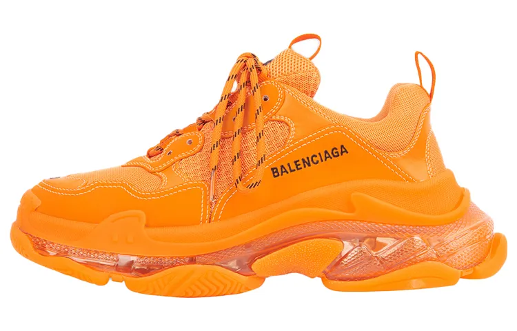 Balenciaga Triple S Clear Sole Orange