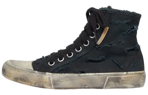 Balenciaga Women's Paris High 'Destroyed - Black'