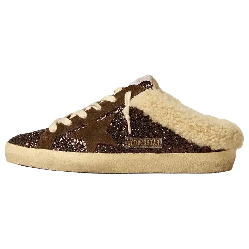 Golden Goose Super-Star Glitter Mules