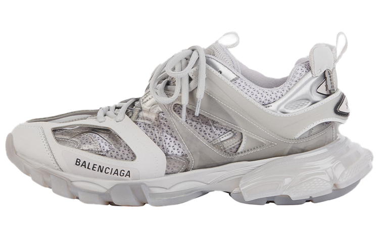 Balenciaga Balenciaga Track Transparent Sole Low Top Dad Shoes Women's Gray Splicing