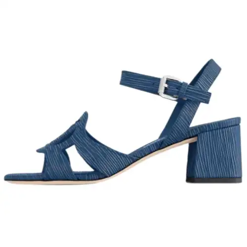 LOUIS VUITTON Isola One Strap Sandals 5.5cm Women's Blue