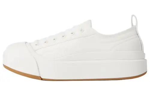 Bottega Veneta Vulcan Low top Skateboard Shoes Men's White