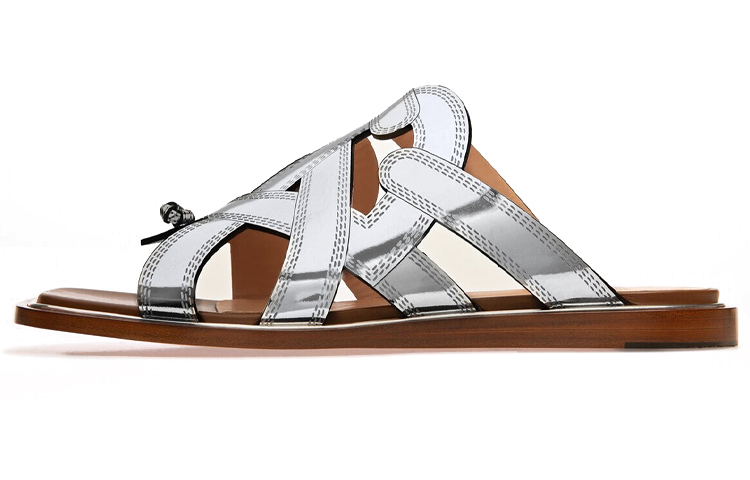 BALLY Antibacterial Stylish Sandal Women's Silver