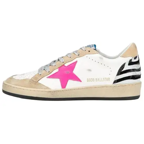 Golden Goose Ball Star Skateboard Shoes Women's Low Top White