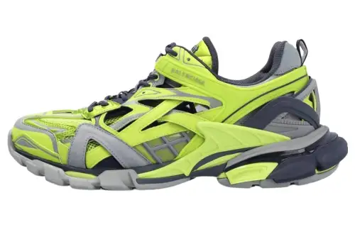 Balenciaga Track.2 'Grey Neon Yellow' Women's