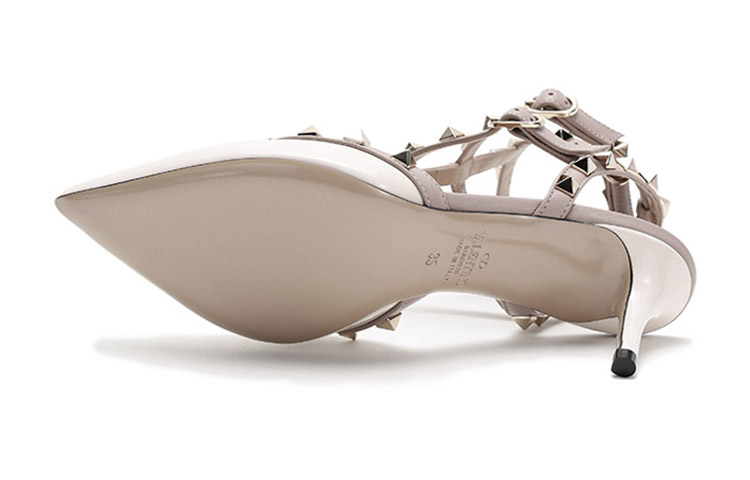 Valentino Garavani Rockstud Pointed Toe Caged Pumps