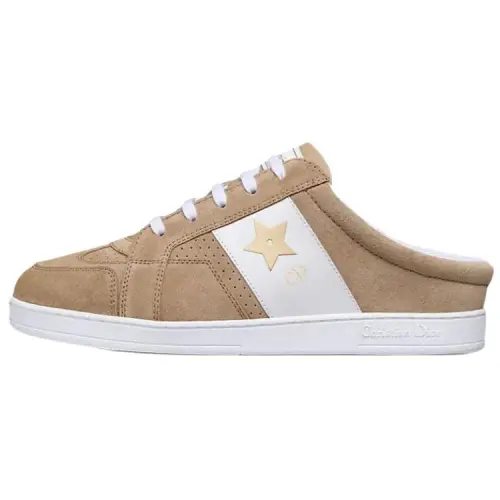 DIOR Star Closed Toe Slippers Women's Brown